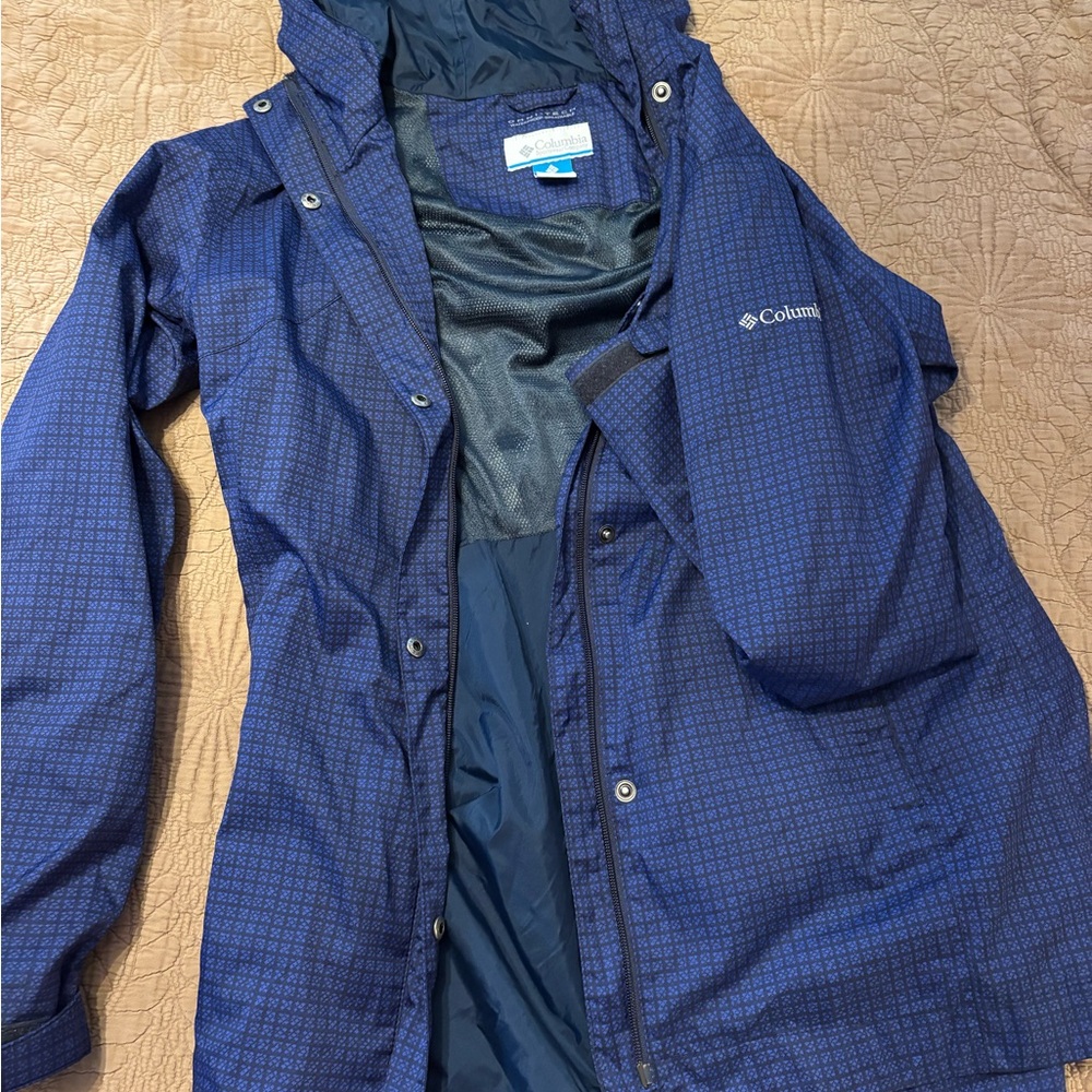 Columbia Navy Patterned Jacket